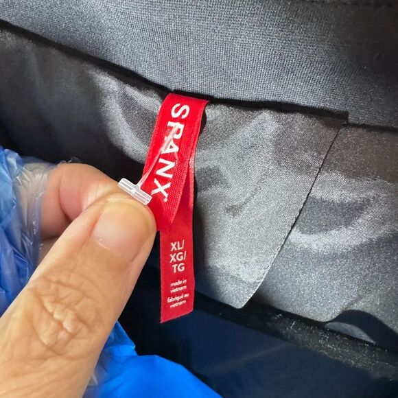 Spanx Perfect Collarless Blazer Sz XL NEW Black 1 Button Jacket‎ Ponte Career - Picture 5 of 16